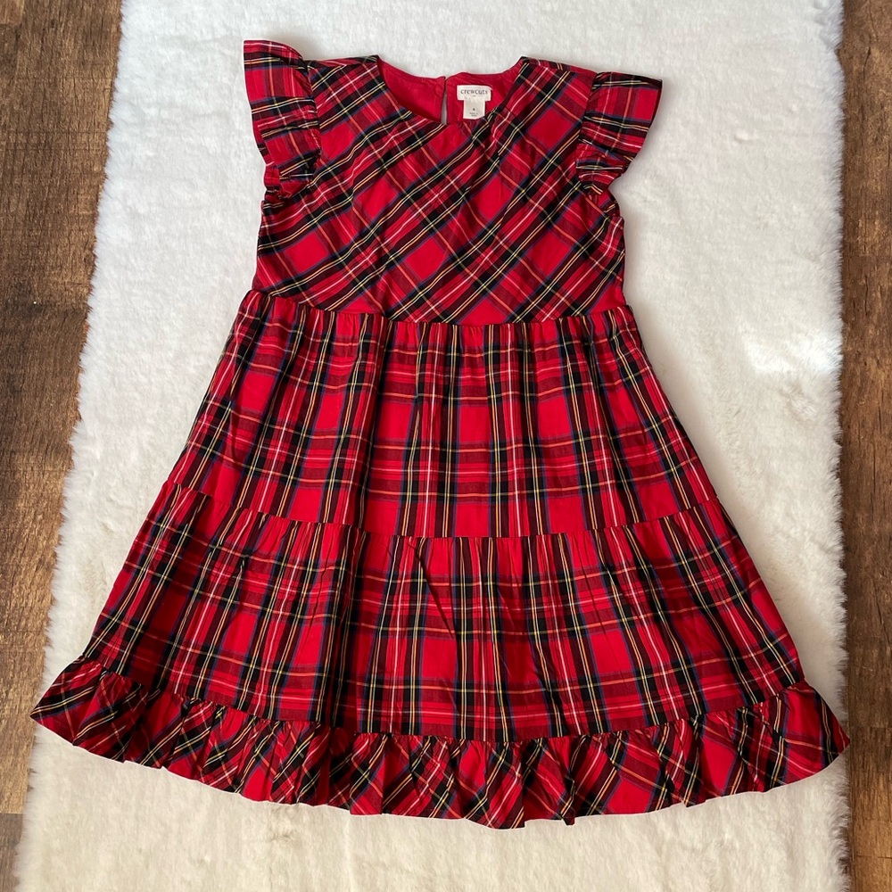 NWT Crewcuts Red Plaid Dress